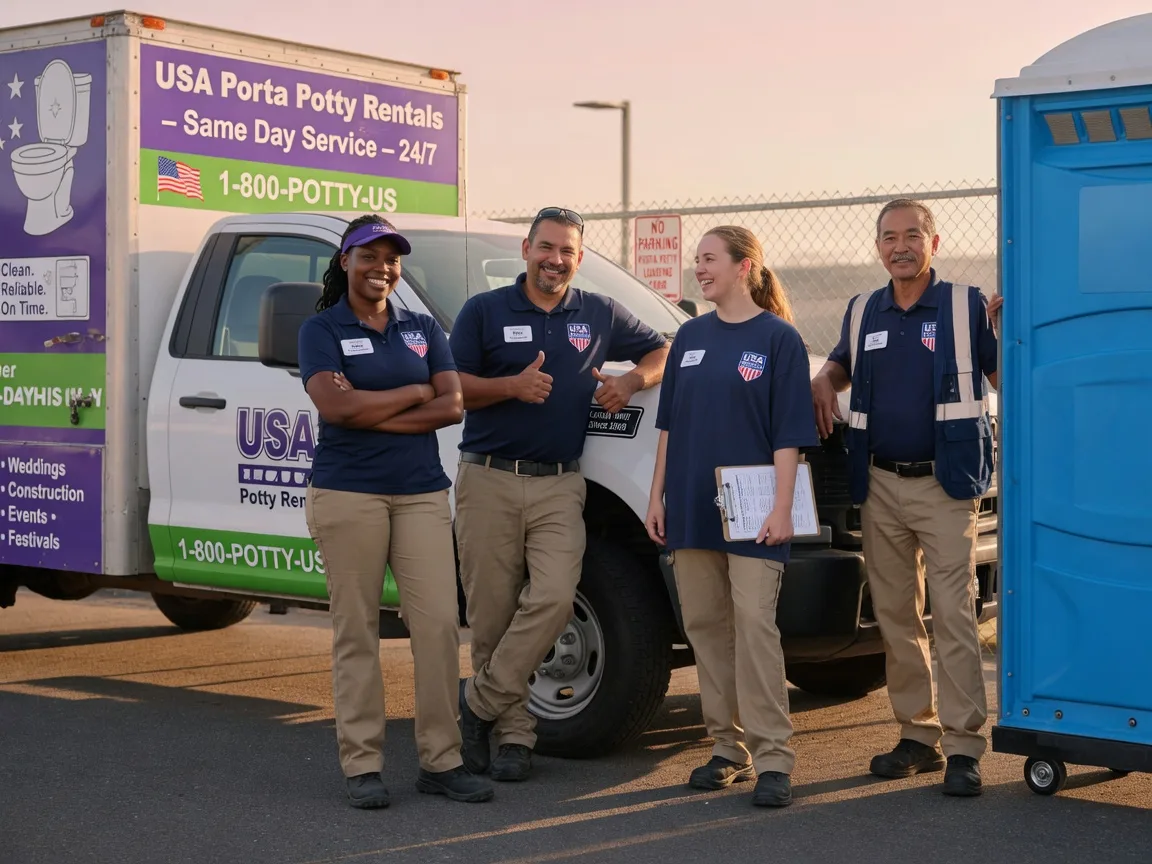 Porta Potty Rental company in Halltown, MO